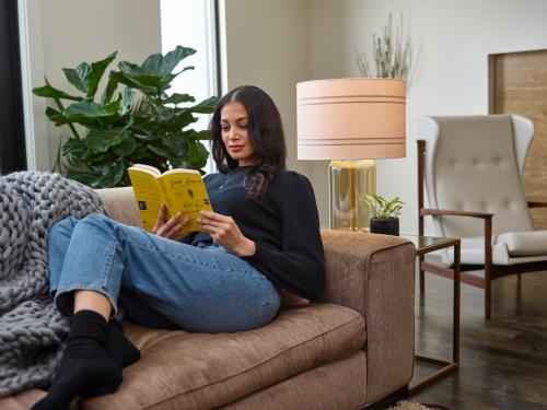 comfortable woman